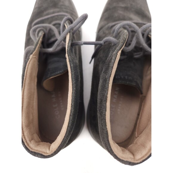 Cole Haan Grand.OS Tour Mens Size 9 M Gray Suede Chukka Ankle Boots C26184